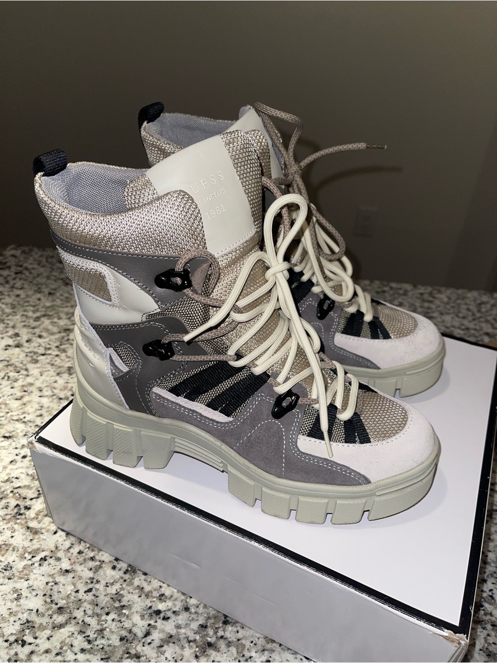 GUESS Haler Hiking Boots
